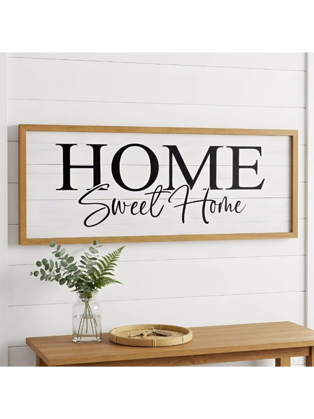 Large Rustic Farmhouse Wood Wall Sign 40”x15” Vintage Decor for Living Room